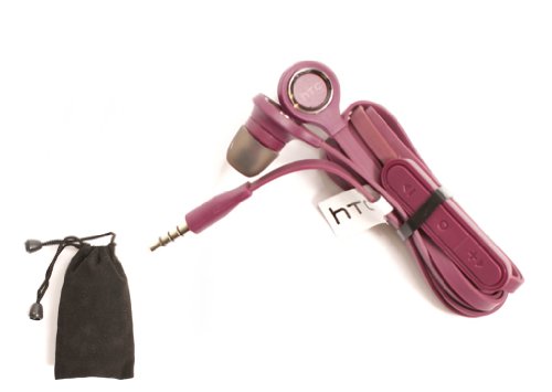 HTC Original OEM RC E190 3.5mm Hands-Free Earbuds Bulk Packaging - Purple HTC Original OEM RC E190 3.5mm Hands-Free Earbuds Bulk Packaging - Purple
