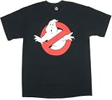 Ghostbusters Logo - Ghostbusters T-shirt: Adult XL - Black