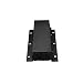 IWI Steel Face Rubber Dock Bumper, Rectangular, Laminated, Vertical Mount, 6 Holes, 24" Length, 11" Width, 6" Depth