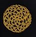Curry Hair Net Crocheted Hair Bun Cover- LARGE