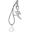 Crystalline GEM FAIRY Cell Phone Charm