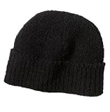 Port Authority - Feather Yarn Knit Hat Black-OSFA