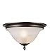 2 Light Flush Mount Finish: Rubbed Oil Bronze
