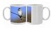 House Sparrow - Male calling from power cable Photo Mugs