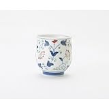 つる草紋　青湯呑（大） 【湯呑 有田焼】