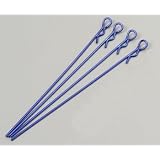 Team Associated Body Clips - Front Blue Long by Team Associated