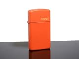 ZIPPO ジッポ ライター スリム マット オレンジ 1631ZL