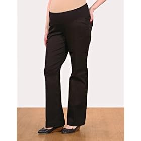 Motherhood Maternity: under belly twill boot cut maternity pant