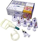 Kangzhu 12-Cup Biomagnetic Chinese Cupping Therapy Set