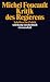 Kritik des Regierens: Schriften zur Politik (suhrkamp taschenbuch wissenschaft)