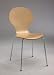 Modern Fashion Chair Set of 4 (Nature/Chrome) (33.86