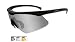 Wiley X Sunglasses PT-1 3 Lens Set with Smoke Green, Blue Ice, and Clear Lenses plus Hard Zip Case