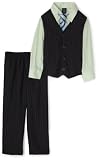 Nautica Dress Up Boys 2-7 Wide Stripe Vest Set