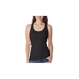 Bella Ladies 5.8 oz., 2x1 Rib Racerback Longer-Length Tank