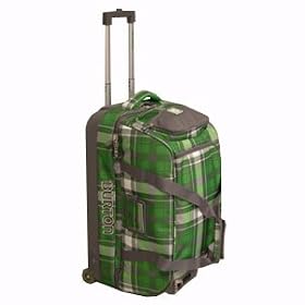 Buy Burton Wheelie Cargo Rolling Duffel Bag Luggage, Irish Green Flannel Plaid by Burton