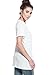 Alexander + David Women's Slub Cotton Modal Tops Burnout Loose V-Neck Boyfriend T-Shirt Stitch Back Casual Tee