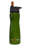 Eco Vessel Stainless Steel Water Bottle with Screw Cap (Bold Sports Bottle)