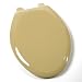 Comfort Seats C1B3E4S-53 EZ Close Deluxe Plastic Toilet Seat, Elongated, Harvest Gold