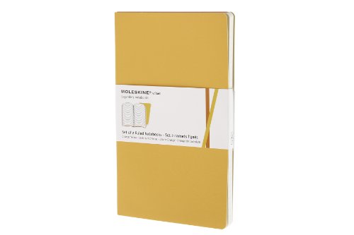 Moleskine Ruled Volant Notebook Large Golden 