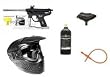 Piranha GTI Plus Paintball Gun Xray Package + Orange Squeegee