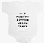 Peanut Butter Jelly Time Baby Ultrasoft Onesie