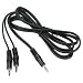 3.5mm Stereo Plug to 2x3.5mm Stereo Plugs Cable 6 ft