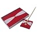 Diamond Red with White Bow Wedding Guestbook & Pen Set