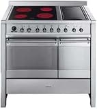 100cm Electric Range Cooker c/w 4 Zone Ceramic Hob (A2C-6)