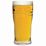 Carling Half Pint Glasses 10oz / 285ml (Box of 4) Original, Official and Genuine - Height 140mm