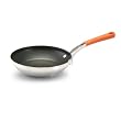 Rachael Ray Stainless Steel Nonstick 8" Open Skillet, Orange