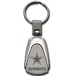 Dallas Cowboys Laser Etched Tear Drop Keychain