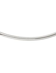 Leslies 14K White Gold 6mm Domed Omega