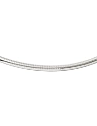 14k White gold Leslies 6mm Domed Omega
