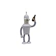 5" Futurama Super HeavyWeights Bender Die-Cast Figure