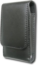 Designs By Milan - Faux Leather Case for iPhone - Samsung Blackjack - Most Blackberry's and Smartphones - Black