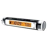 Timex T117B Travel Alarm Clock with Flashlight (Black)