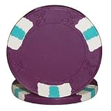 100 NEXGEN Lucky Bee Edge Spot Poker Chips - Purple