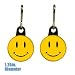 All Products : 2 Yellow Smiley Happy Face Zipper Pulls 1.25"