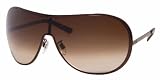 RALPH LAUREN SUNGLASSES - RALPH LAUREN RL 7005 9013/13 BROWN METAL SHIELD BROWN GRADIENT LENS SUNGLASSES