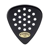 PickBoy Pos-a-Grip Cellulose 1.20mm Black Pick 10-Pack