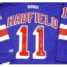 Buy Vic Hadfield Autographed Hand Signed New York Rangers CCM Hockey Jersey