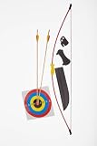 picture of Petron Leisure Bow Kit Archery Set - Children - Red, 93 cm
