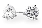 0.40 Ct E/VS Round Diamond 14K Gold Martini Stud Earrings