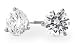 0.50 Ct E/VS Round Diamond 14K Gold Martini Stud Earrings