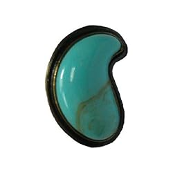 Blue Moon Turquoise Brass Ring