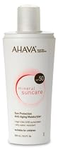 Ahava Sun Protection Anti-Aging Moisturizer, SPF 50, 8.5-Ounces