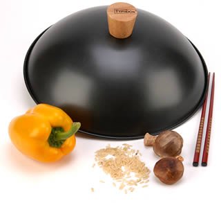 Typhoon 14 Non-Stick Steel Wok Cover