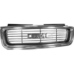 QP G05GK-a GMC Chrome/Gray Front Grille