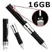 16GB Pen Camera Spy Pen Recorder 640 x 480 Built in Memory No Flashing No Blinking Light