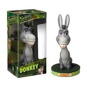  Funko Shrek Flocked Donkey Bobblehead 2010 Comic Con Exclusive